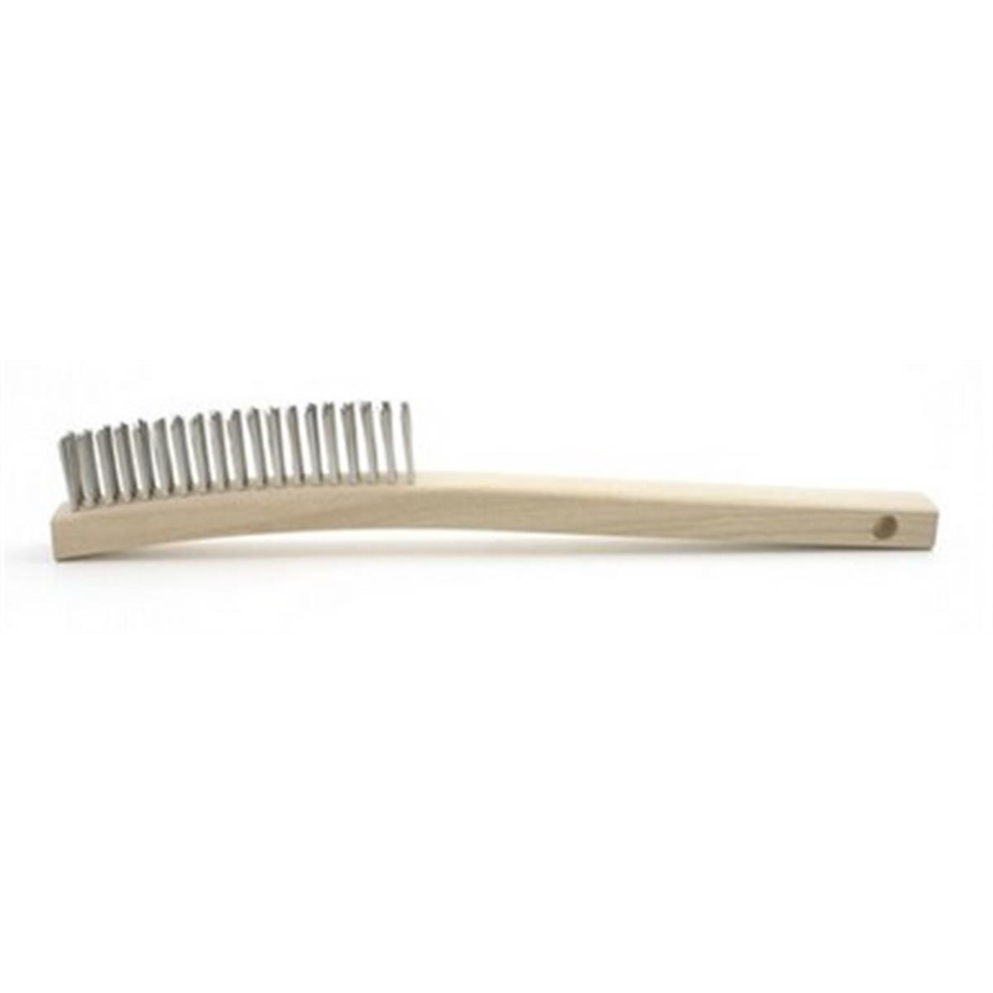 Brush Research Wire Brush — 1in. Width, 13 3/4in. OAL, 1 3/16in. Trim, Stainless Steel, Model# BRMB740SS